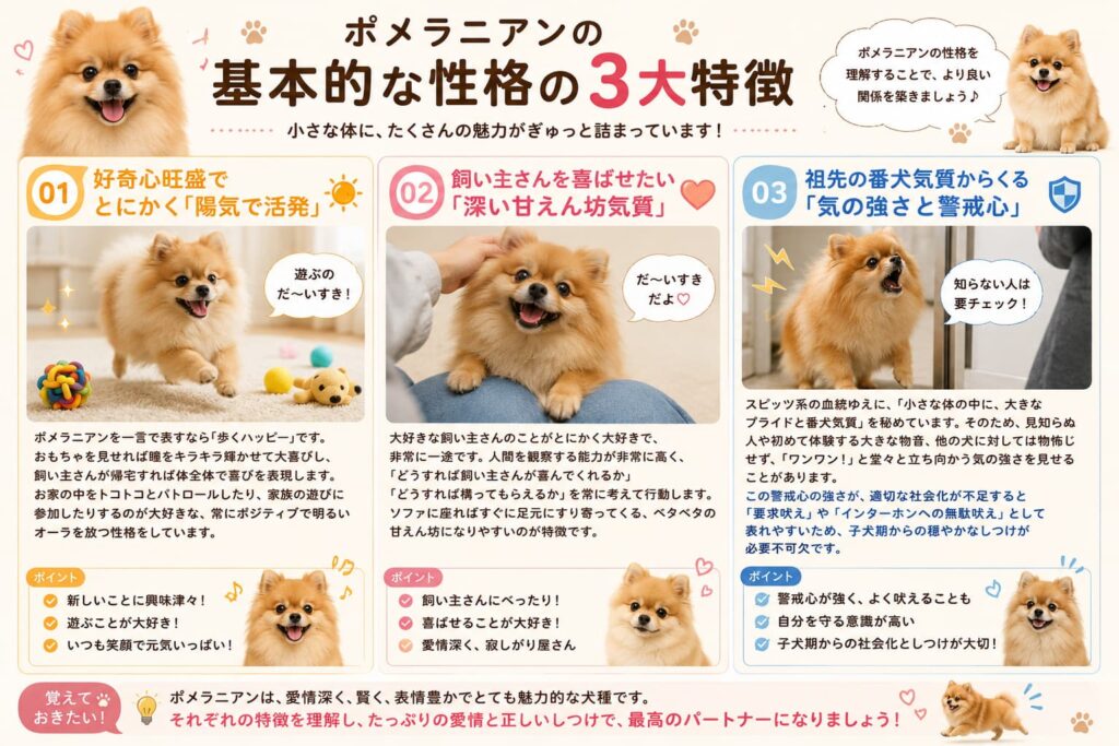 ポメラニアンの性格