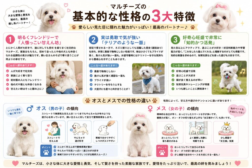 マルチーズの性格