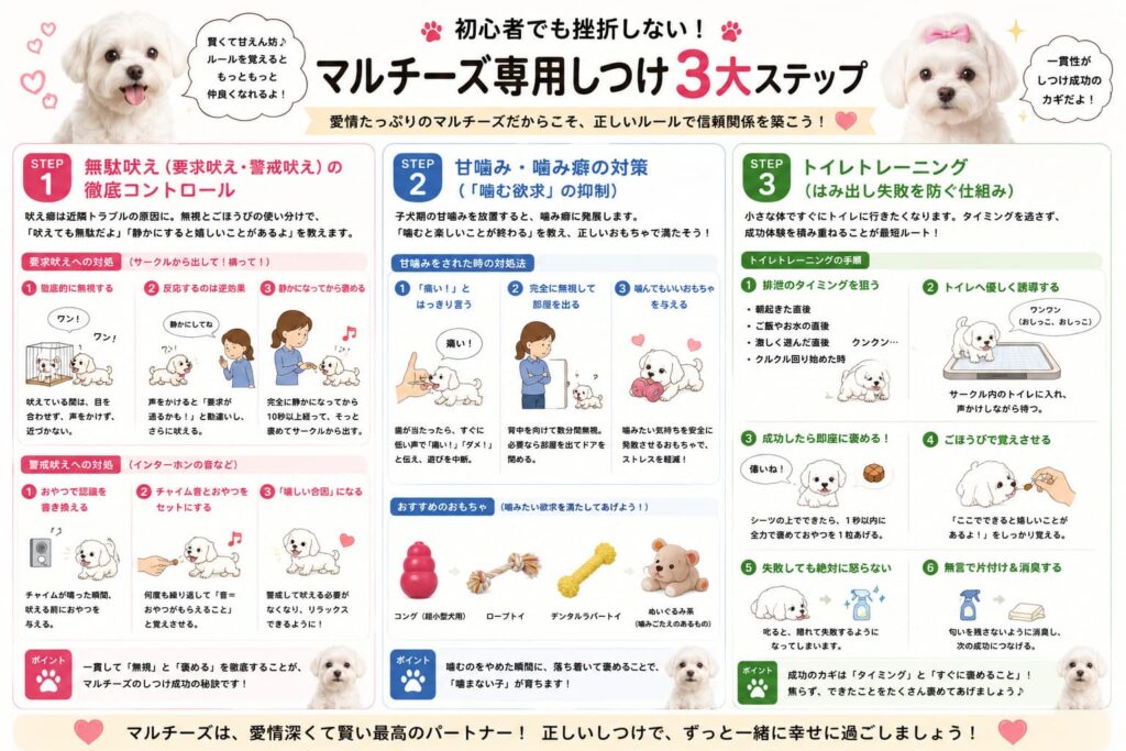 マルチーズのしつけ