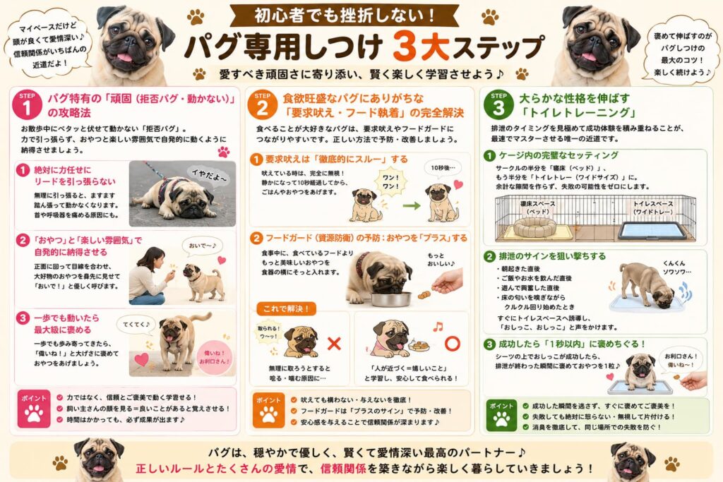 パグのしつけについて