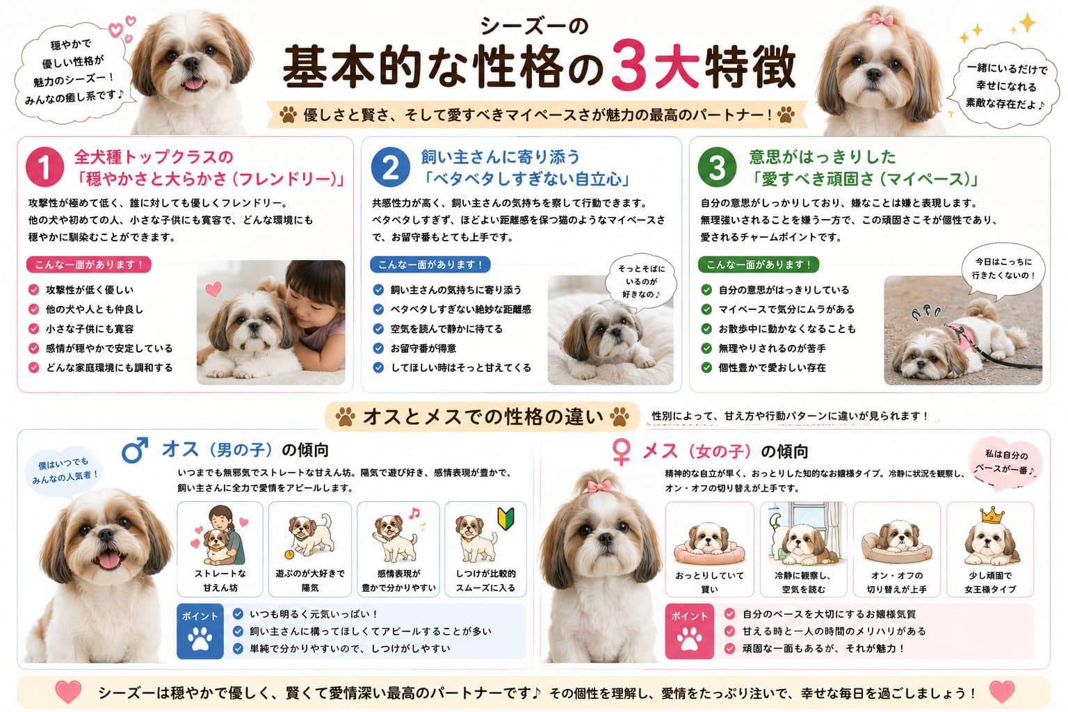 シーズーの特徴