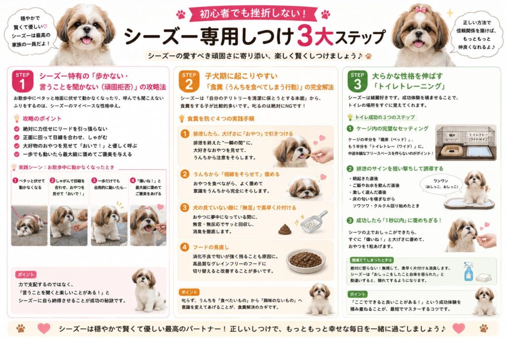 シーズーのしつけ