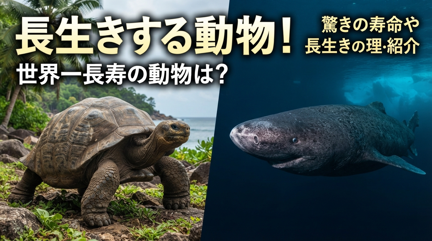 長生きする生物特集,アイキャッチ