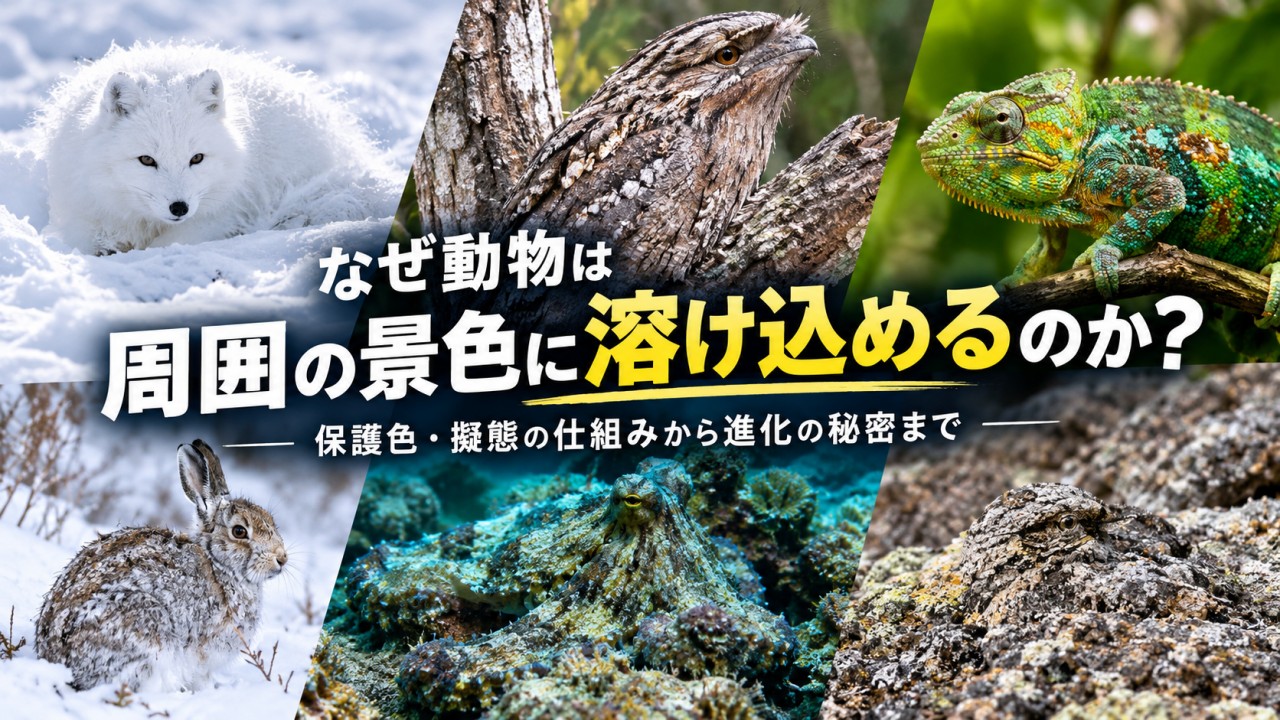 なぜ生き物は擬態するのか？、anipeアイキャッチ